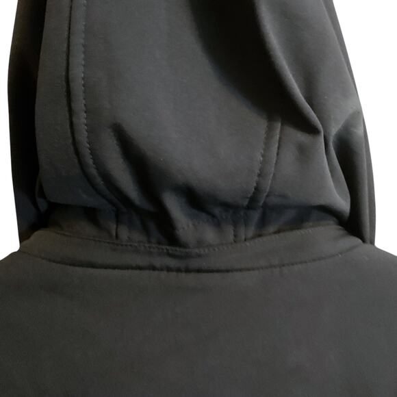 Calvin Klein Coat Jacket Women's SZ M Black Soft Shell Insulated Hood Detach - Picture 12 of 14